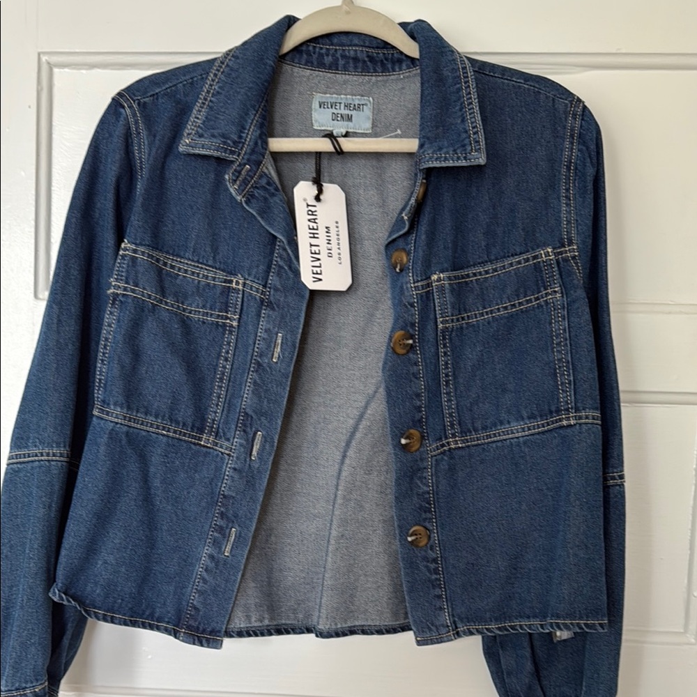 Velvet Heart Blue Jean Jacket Classic Denim Style